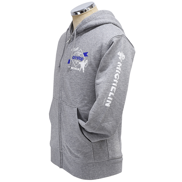 MICHELIN Zip Up Hoodie-Airstop-(Gray)