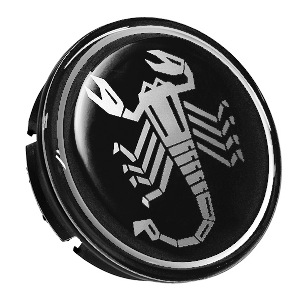 ABARTH Wheel Center Cap (Old Scorpione/Black/48mm)