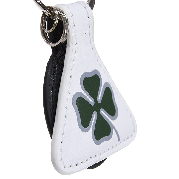 Alfa Romeo Official QUADRIFOGLIO Leather Keyring