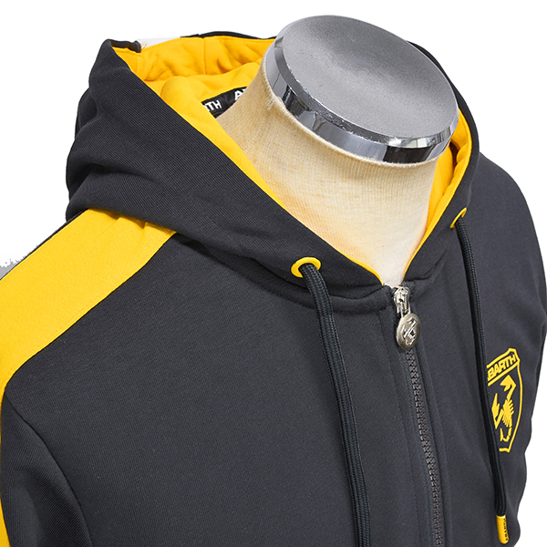 ABARTH Official Yellow Stripe Hoodie