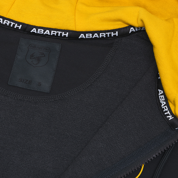 ABARTH Official Yellow Stripe Hoodie