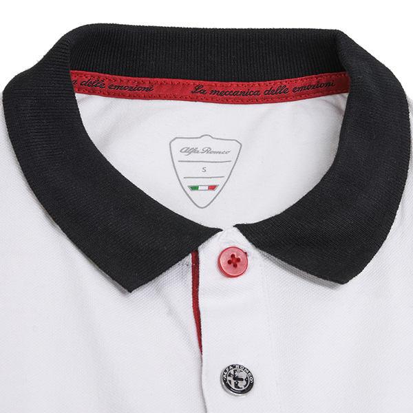 Alfa Romeo Official 110th Anniversary Logo Polo Shirts