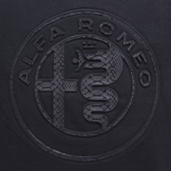 Alfa Romeo Official 110th Anniversary Embossed Emblem T-shirts (Black)