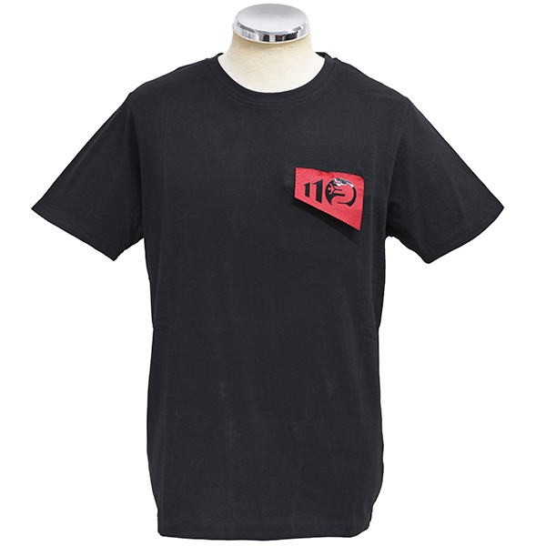 Alfa Romeo Official 110th Anniversary Pocket Logo T-shirts (Black)