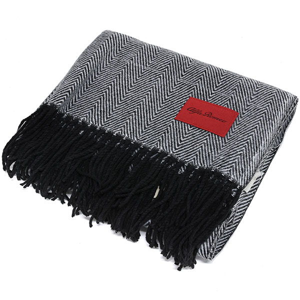 Alfa Romeo Official Fringe Herringbone Stole