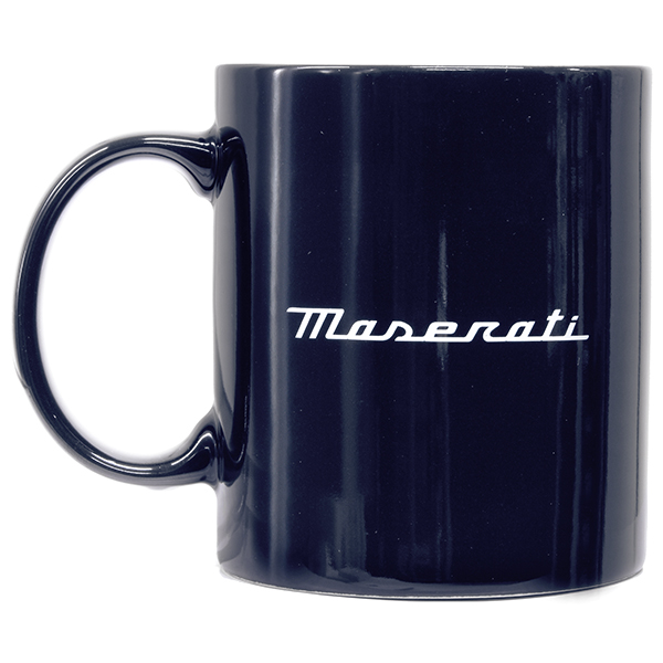 MASERATI Genuine New Logo & Emblem Mug Cup(Navy)