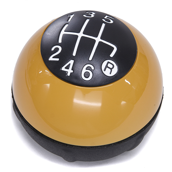 FIAT Genuine 500 MT Shift Knob (Yellow) 5/6speed