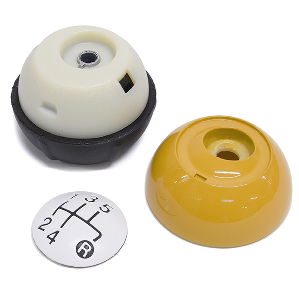 FIAT Genuine 500 MT Shift Knob (Yellow) 5/6speed