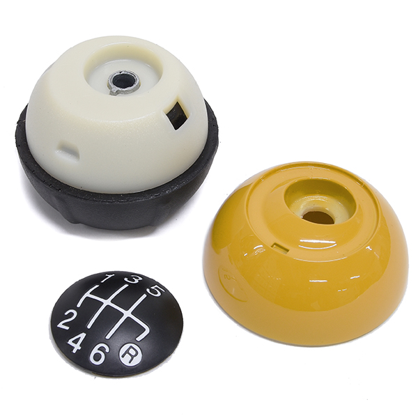 FIAT Genuine 500 MT Shift Knob (Yellow) 5/6speed