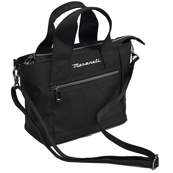 MASERATI Round Tote Bag/Black(Small)