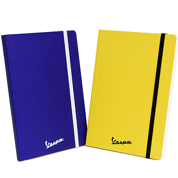 Vespa Official A5 size Note Book (Blue & Yellow)