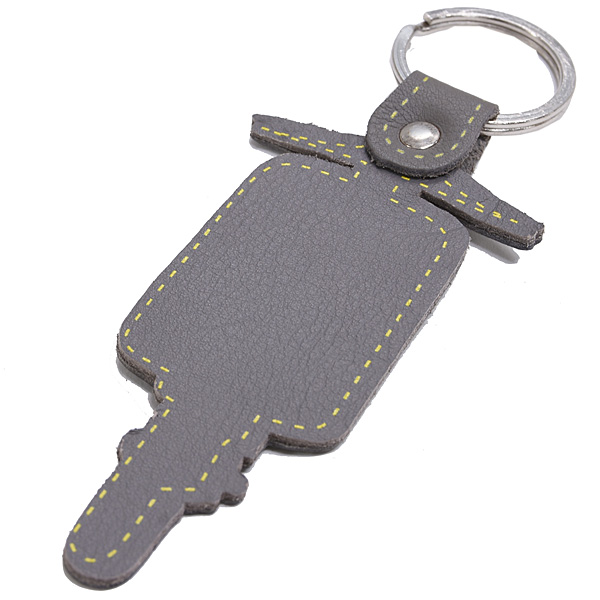 Vespa Official Vespa Silhouette Keyring (Yellow & Gray)