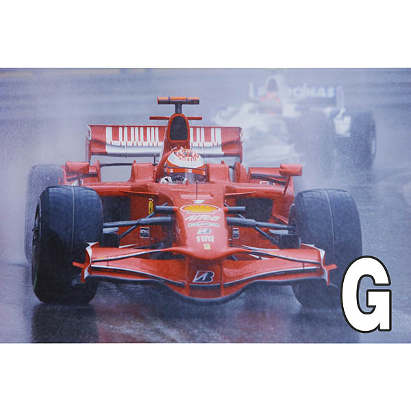 Scuderia Ferrari 2008 Original Press Photo Kimi Raikkonen (Driving)7 types