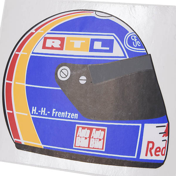 Heinz-H. Frentzen 1995 Helmet Sticker (Clear Base)