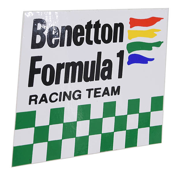 Benetton Formula 1 Racing Team Sticker