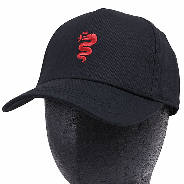 Alfa Romeo Official Biscione Baseball Cap (BLACK)