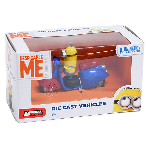 Vespa style Minions Scooter Miniature Model