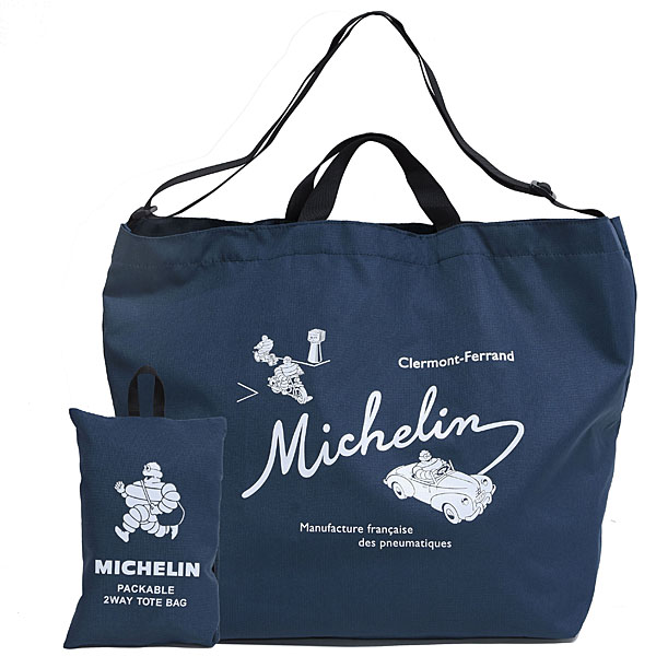 MICHELIN Folding 2 Way Tote Bag(Navy)