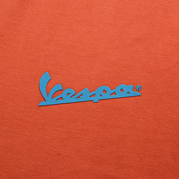 Vespa Official T-Shirts -PRIMAVERA-(Orange)