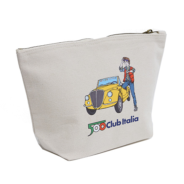 FIAT 500 CLUB ITALIA Official Pouch -BACK TO Garlenda-