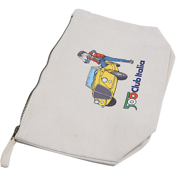 FIAT 500 CLUB ITALIA Official Pouch -BACK TO Garlenda-