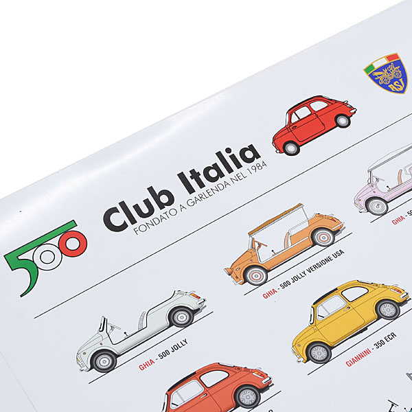 FIAT 500 CLUB ITALIA Official Poster (2 Set)