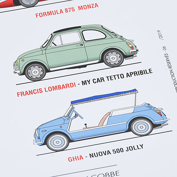 FIAT 500 CLUB ITALIA Official Poster (2 Set)