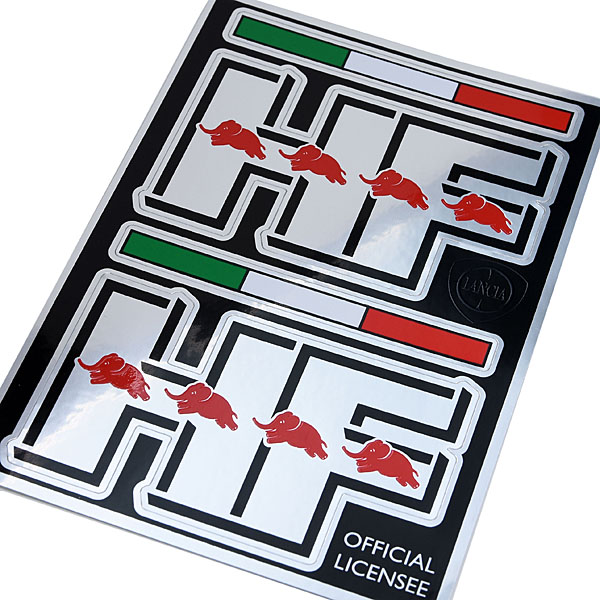 LANCIA Genuine HF Chrome Logo Sticker Set -21249-