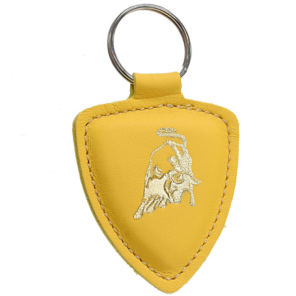 Lamborghini Genuine Vintage Leather Key Ring