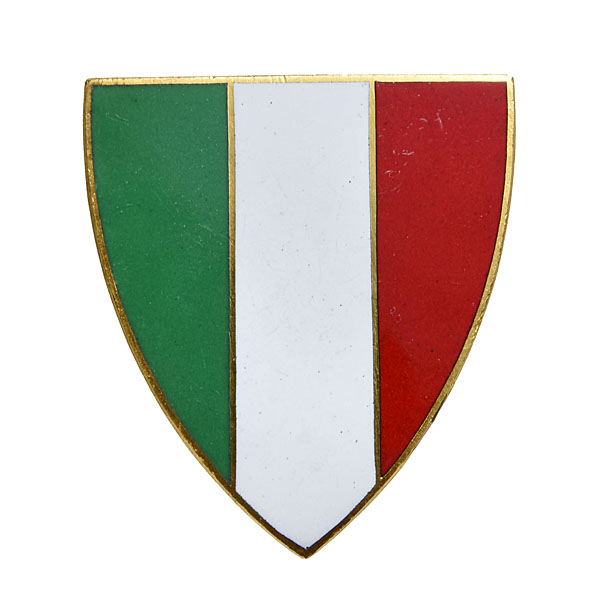 Italian Flag Cloisonne Emblem