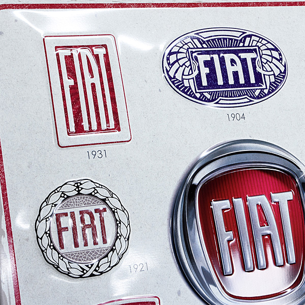 FIAT Genuine Successive Emblem Sign Board