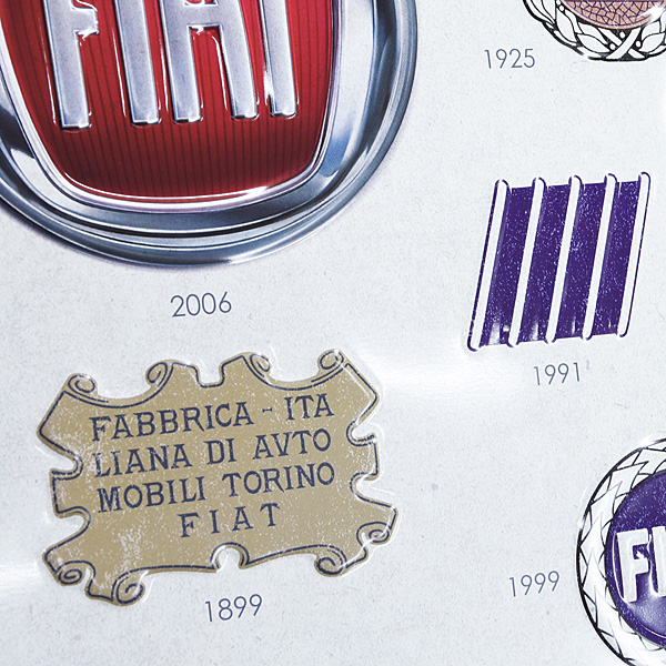 FIAT Genuine Successive Emblem Sign Board