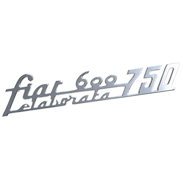 FIAT 600 elaborata 750 Logo Emblem