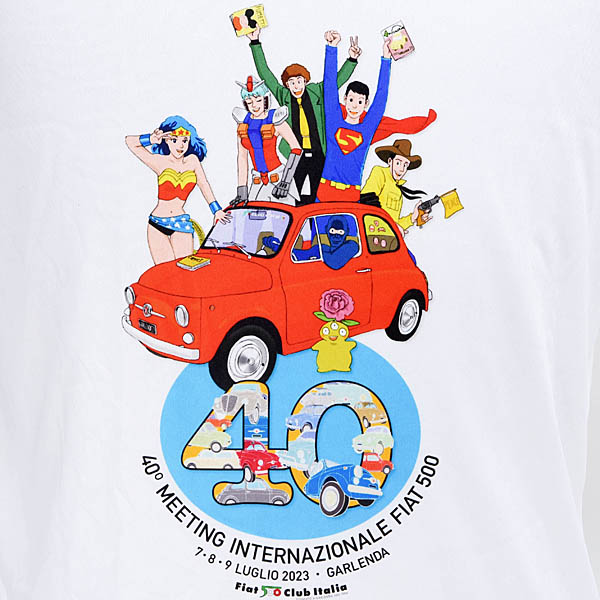 FIAT 500 CLUB ITALIA 40th Meeting T-Shirts