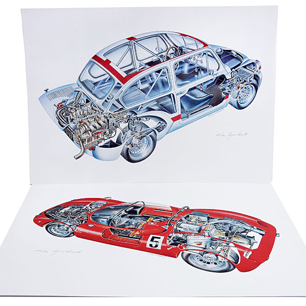 RIA(REGISTRO STORICO ITALIANO ABARTH) lithograph