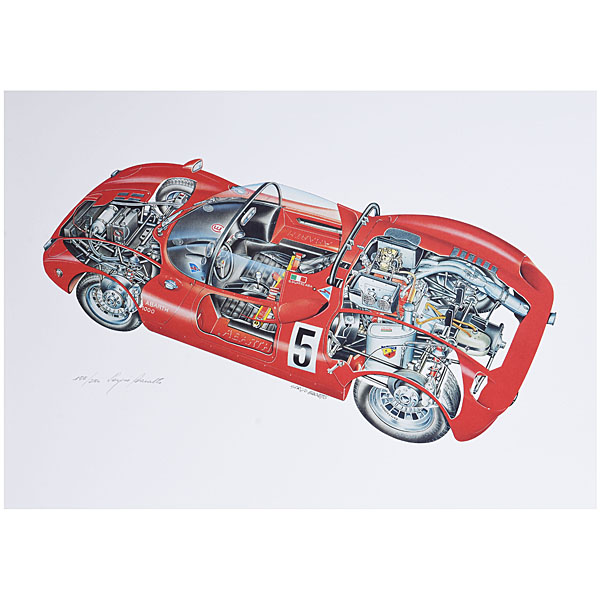 RIA(REGISTRO STORICO ITALIANO ABARTH) lithograph