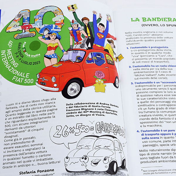 FIAT 500 CLUB ITALIA 500 Comics Book