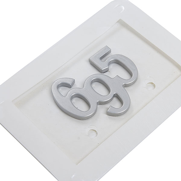 ABARTH Genuine 695  Logo Emblem (Aluminium)