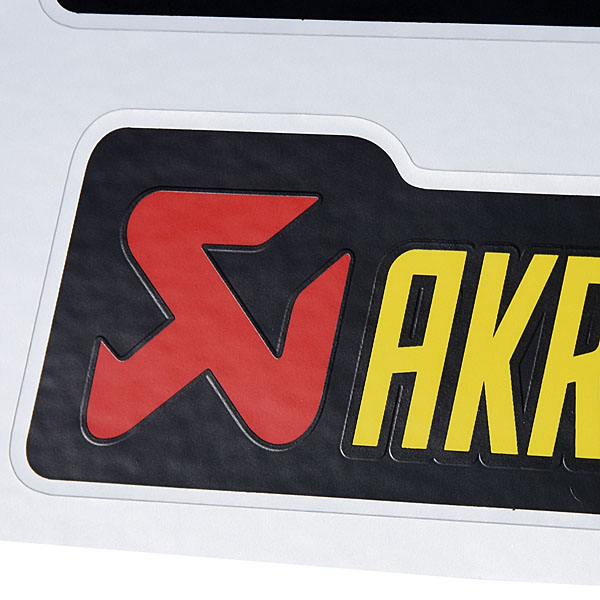 AKRAPOVIC Heat Resistant Sticker for Muffler