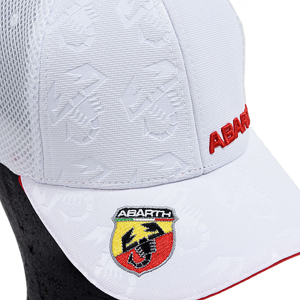 ABARTH Official Tracker CAP (Scorpione / WHITE)