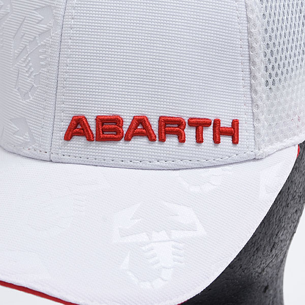 ABARTH Official Tracker CAP (Scorpione / WHITE)