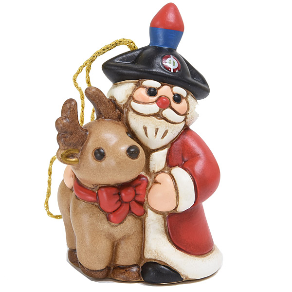 Carabinieri Santa Claus Ceramic Figure Set by THUN