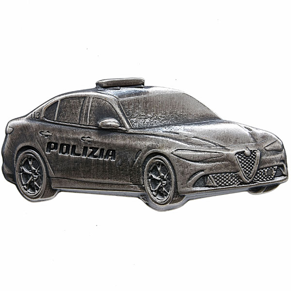 Alfa Romeo Giulia Polizia Metal Magnet