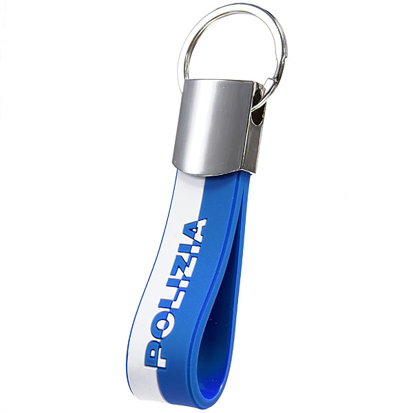 POLIZIA オフィシャルラバーストラップキーリング