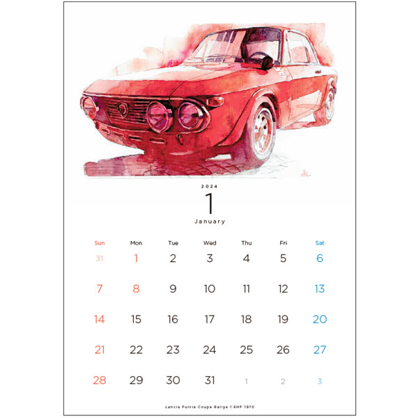 CAR GRAPHIC 2024 Calender