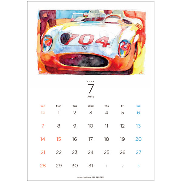 CAR GRAPHIC 2024 Calender