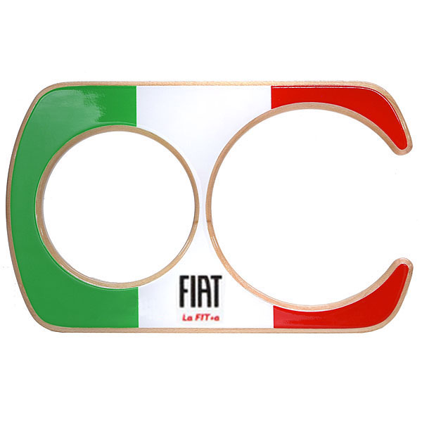 FIAT Official 500 (Series 4)Wooden Cafe Holder (Tricolor)by La FIT+a