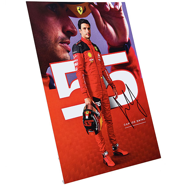 Scuderia Ferrari 2023 Drivers Card -Carlos Sainz Signed-