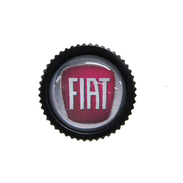 FIAT Wheel Valve Caps (Black/ FIAT Emblem)