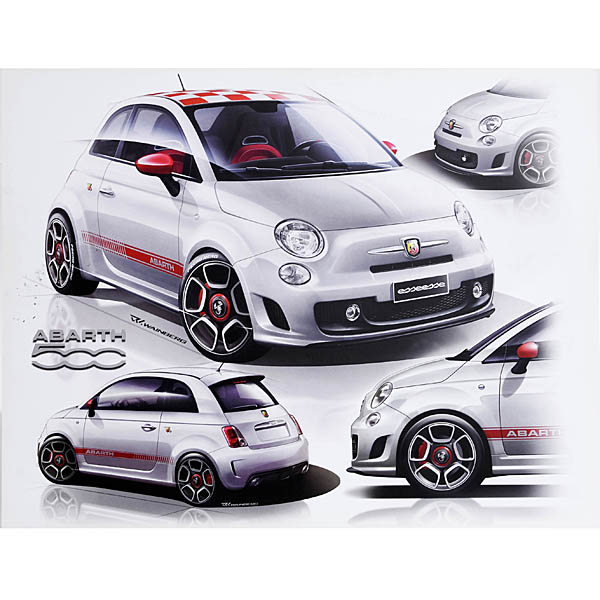 ABARTH CLUB TORINO ABARTH500 Illustratin Leaflet